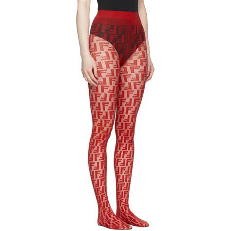 fendi fishnet tights